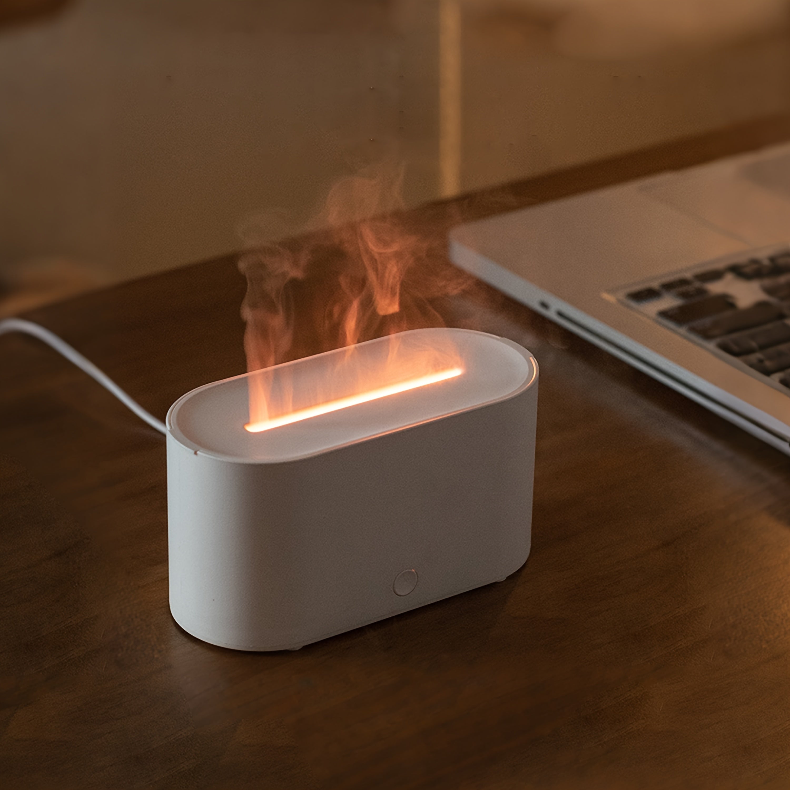 Flame Aromatherapy Diffuser – Modern Ambiance & Relaxation