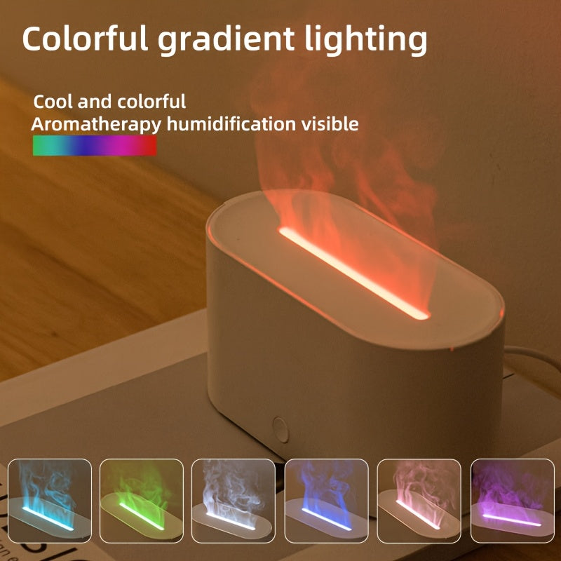 Flame Aromatherapy Diffuser – Modern Ambiance & Relaxation
