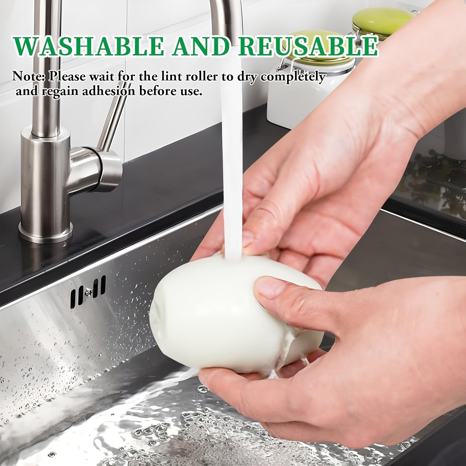 Reusable Mini Lint Roller – Extra Sticky & Washable